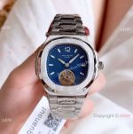 Copy Patek Philippe Nautilus Women's 34mm Watch with Blue Tourbillon Dial